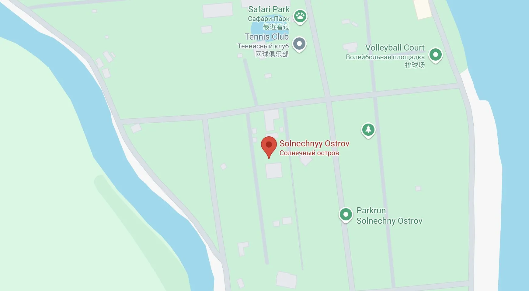 sunny-island-park map