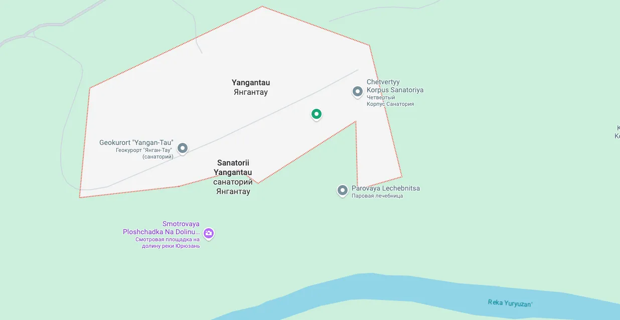 yangantau-georesort map