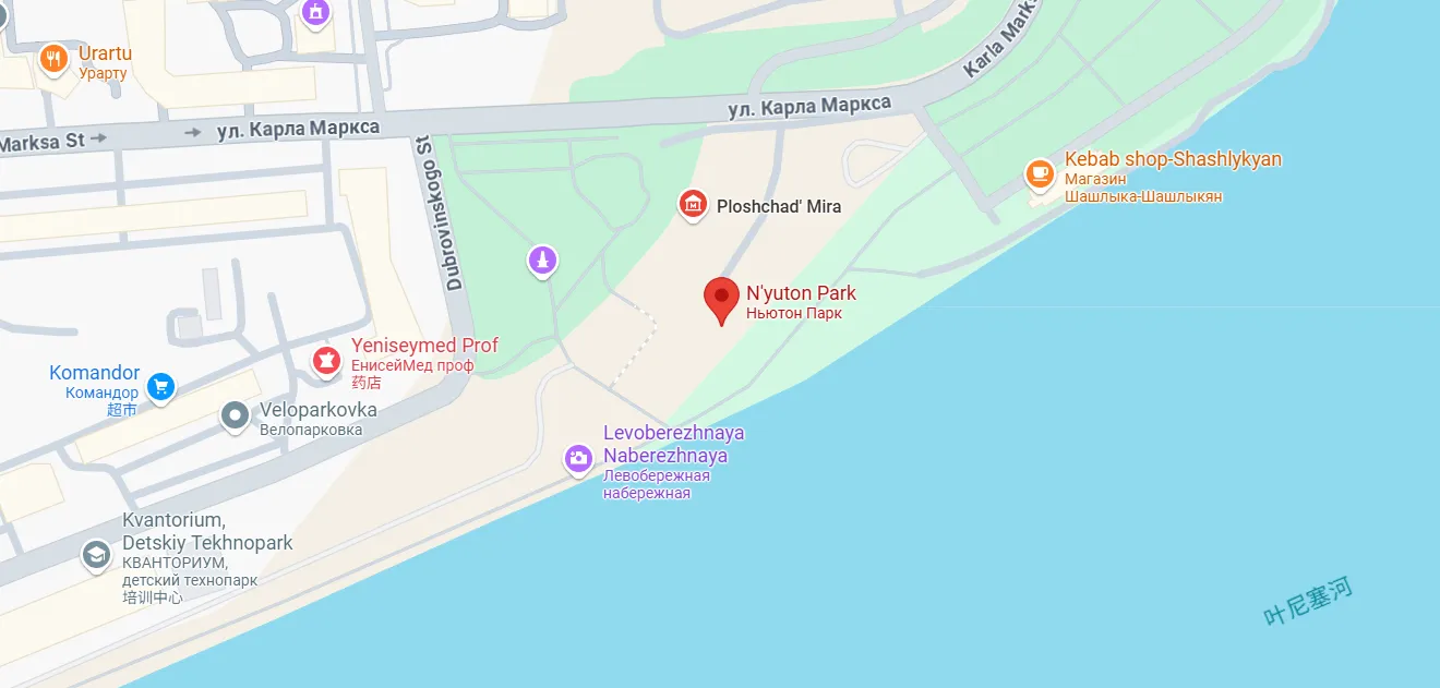 interactive-science-museum-newton-park map